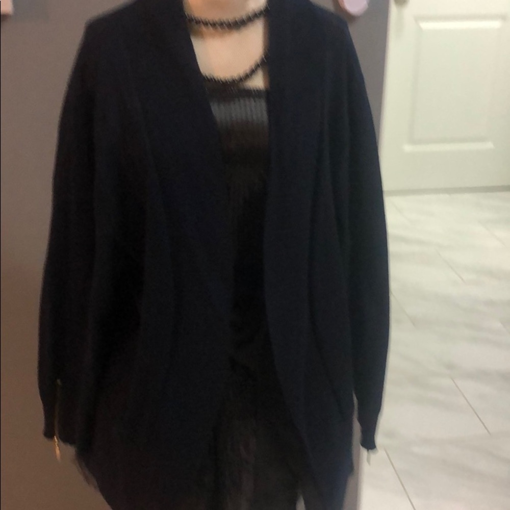 Navy blue cardigan